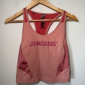 GymShark Sports Bra Women's LG Coral Athleisure Performance Activewear